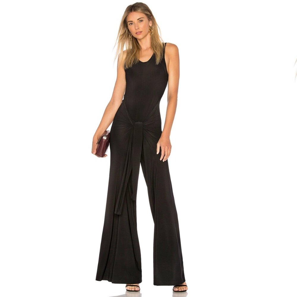 Norma Kamali Scoop Neck Jumpsuit